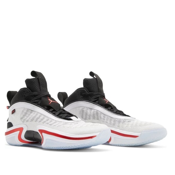 2021 Nike Air Jordan 36 'Psychic Energy' White/University Red/Black - Picture 5 of 5